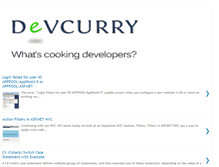 Tablet Screenshot of devcurry.com